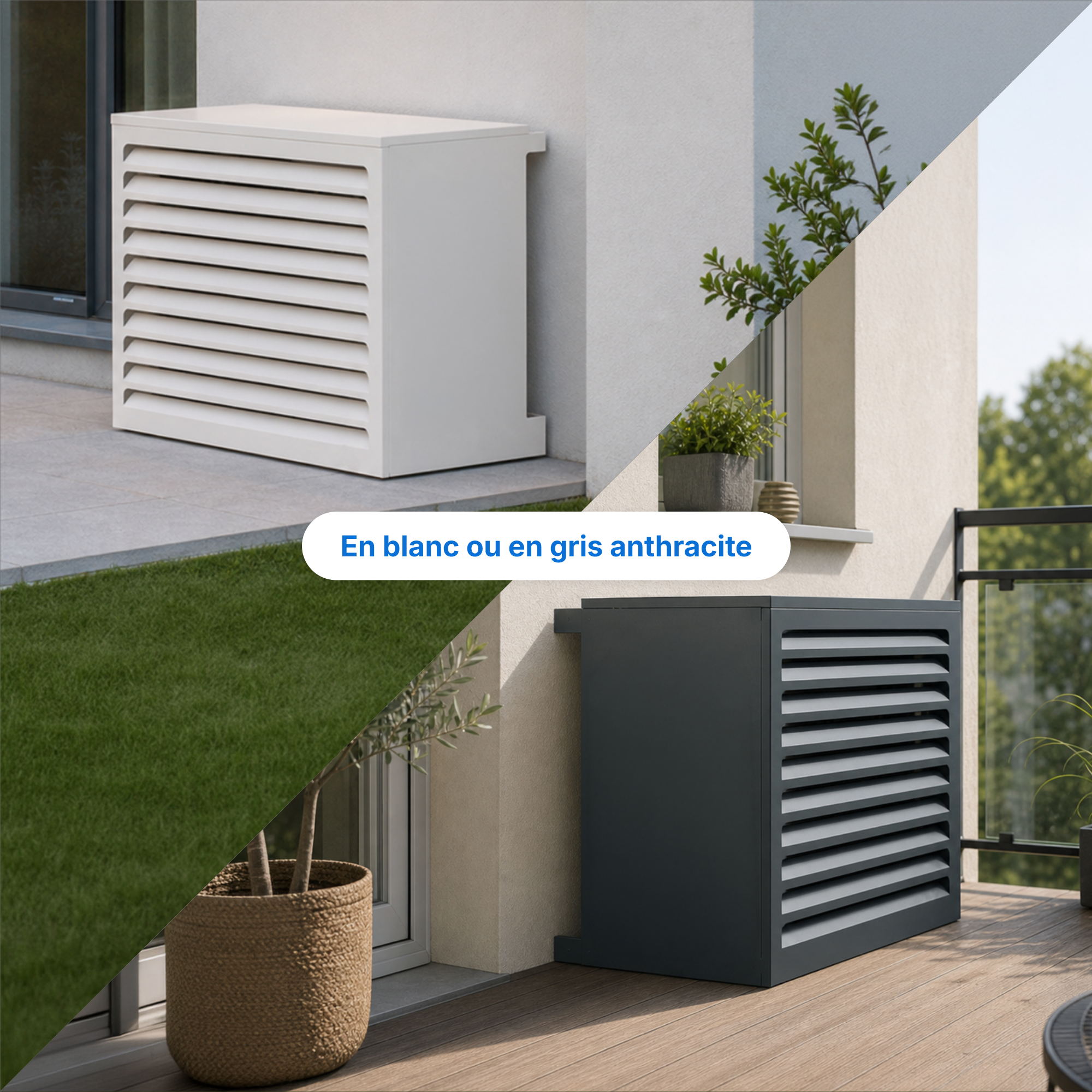 Cache groupe extérieur - Monosplit 6200W & A+++ 5100W & Multisplit / Blanc_4