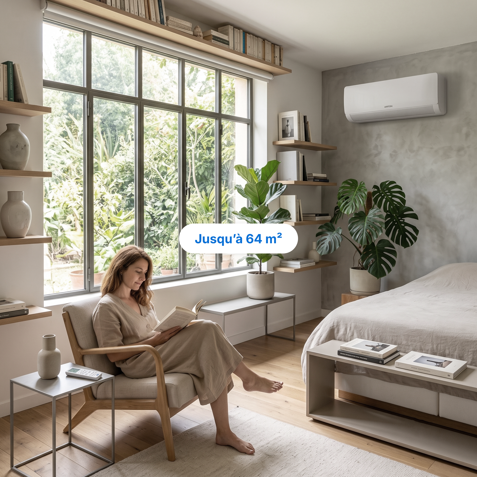 Climatiseur réversible A+++ - Pompe à chaleur Air Air (PAC) - 2600W_1